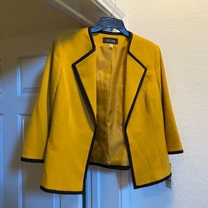 Black/Gold Womens Professional Blazer